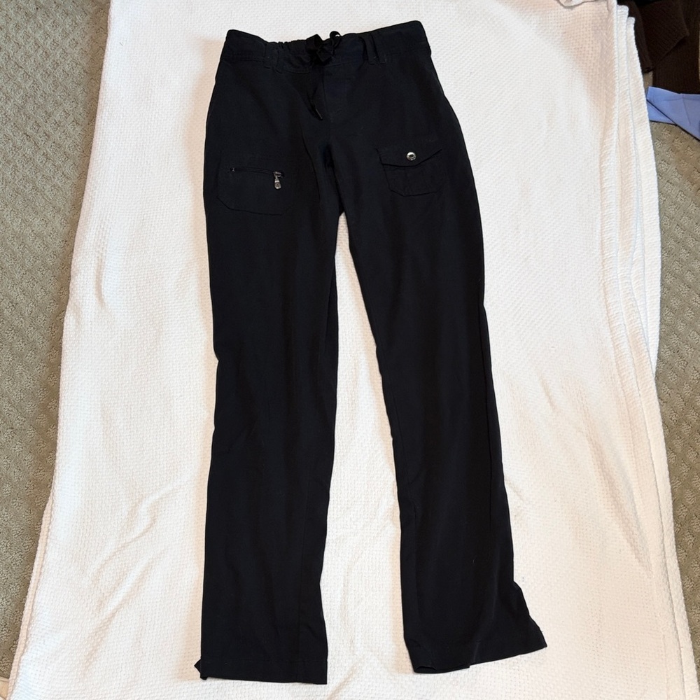 Elegant Black Straight Leg Women's Pants